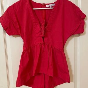 Casual Red Top by Urban Outfitters